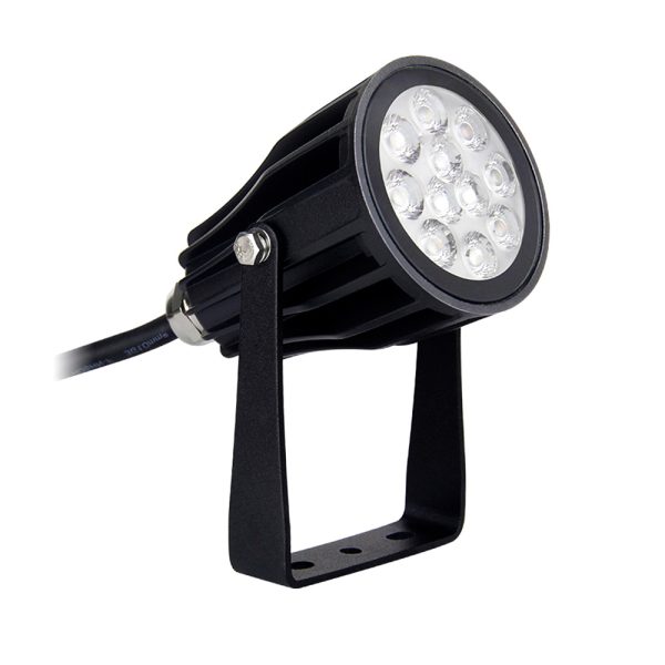 6W RGB-WW LED Scheinwerfer 230V IP66 550LM Alugehäuse FUTC04 WLAN APP Gartenstrahler