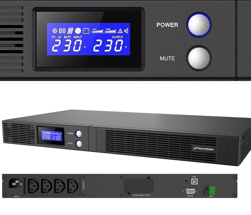 19zoll_USV_750VA_66-850-01297QbYBBER7lcnwU 750VA USV 19zoll 1HE PW Serie mit Blitzschutz USV RS232