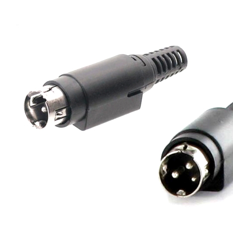 93-862-00410_2015_01 3pol Netzteilstecker Netzgerätestecker SnapIn Stecker DM10mm