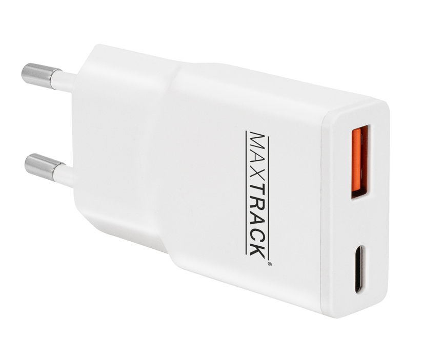 USB Schnellladegerät 30W Ladegerät mit USB-A und USB-C Port GAN PD QC3.0