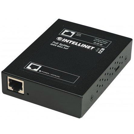 PoE-Splitter-93-300-00150 PoE Splitter 12V 9V 7V 5V wählbar bis 25W 10-100Mbit