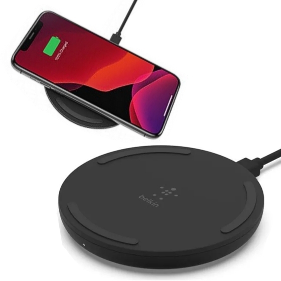 78-380-04190_Induktives_Ladegeraet_B05 Induktives Ladegerät für Smartphones Tablets bis 10W Leistung mit USB-Port