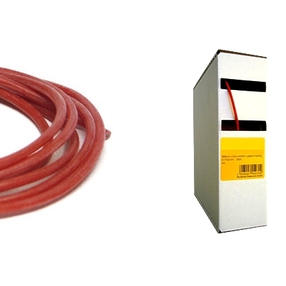 42-686-00044-silikonkabel-2012 25m Silikonkabel 1qmm Rot Temperaturfest bis 180grad