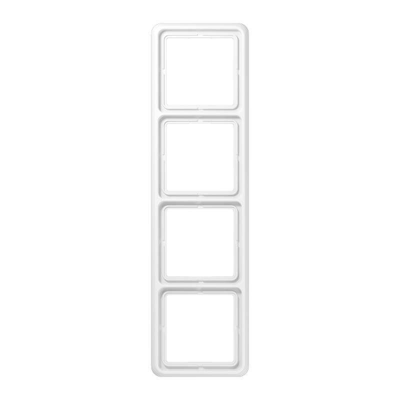 39-875-00597_JUNG_CD584WW Aussenrahmen 4-fach Alpinweiss CD584WW Jung