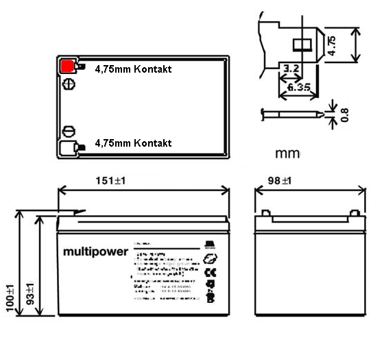76d25c9f7ef6a50e00f2a65b2f62b85b 12V 12Ah Zeichnung
