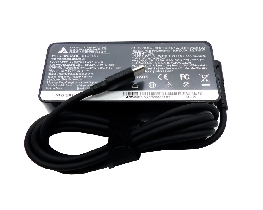 USB-C Netzteil USB-C Ladegerät 65W  1-fach-USB-C Port mit Auto-PD