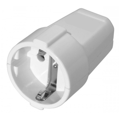 39-867-00003_Schutzkontaktkupplung_WENT Schutzkontaktkupplung Weiss 16A 250VAC