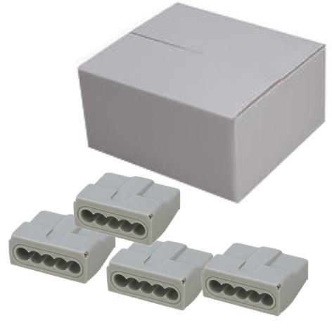 5er-steckklemme-45-822-0185057163877d2e5c Klemme 5-Leiter Stecklemme 100er-Pack