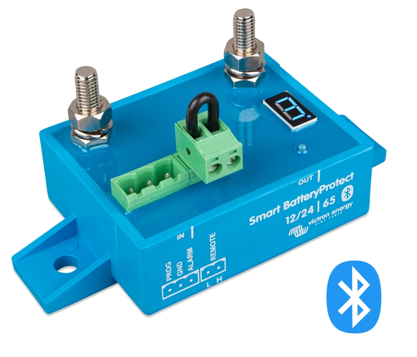 Modul 12V 24V Tiefentladeschutz Batteriewächter bis 65A mit BT-APP Fernschaltung EIN-AUS MOSFET SolidState
