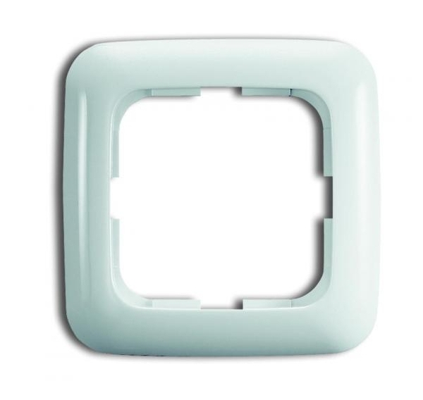 99-300-00602-BJ1725 Aussenrahmen 1-fach Reflex-SI Weiss glänzend Busch-Jäger