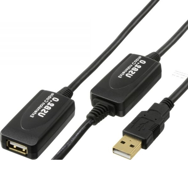 15m-USB-Kabel-53-682-00992 20m USB Verlängerung von A zu A mit USB Verstärker