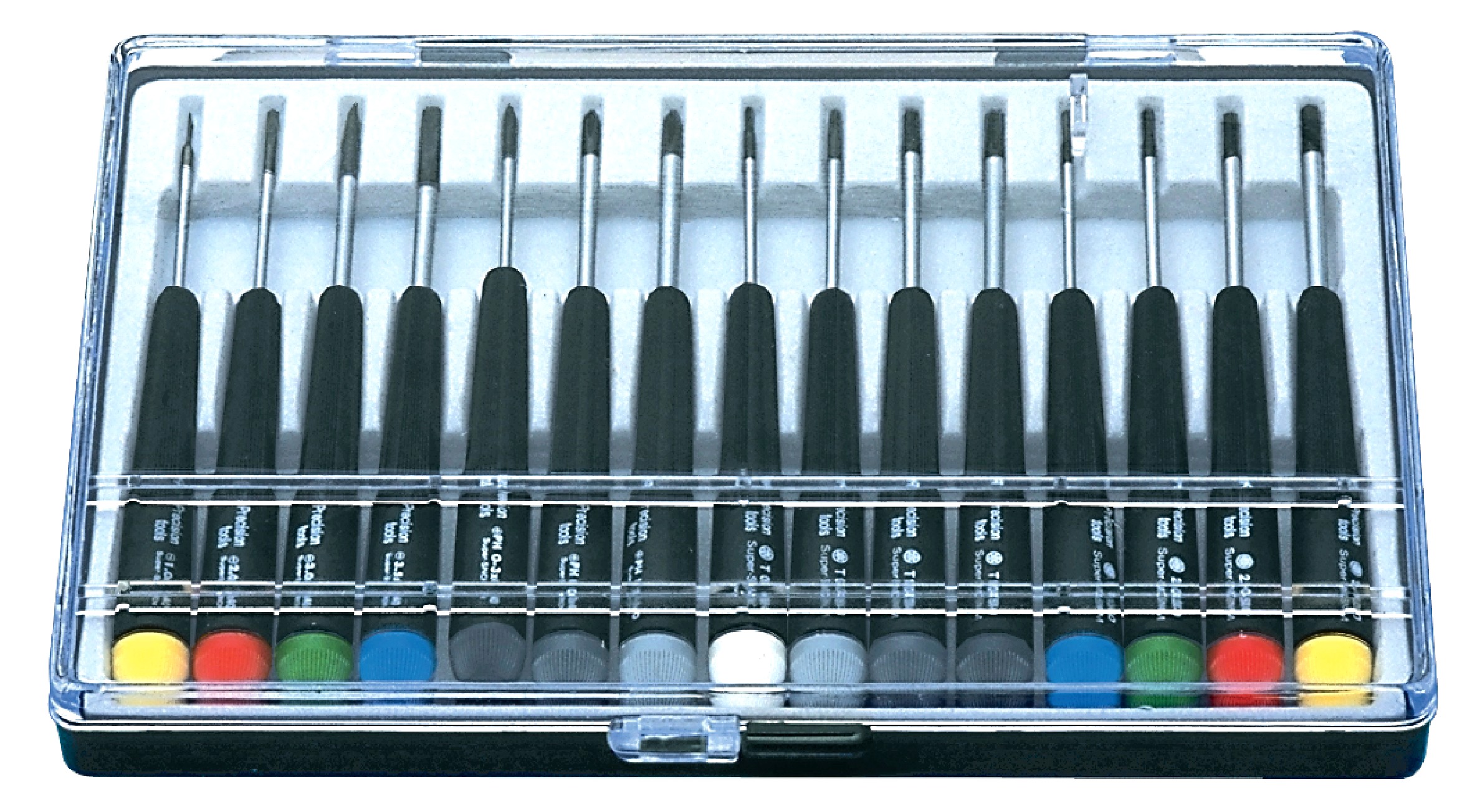 Schraubendreher-Mini-Schlitz-Kreuz-Torx-Stift-97-905-01230-Bild1 Schraubendreher Set 15-tlg Mini Schlitz Kreuz Torx