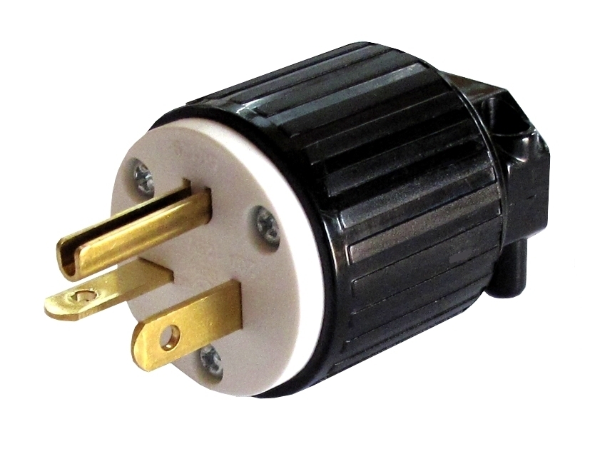 USA_Stecker_Nema_5-20P_39-870-02124_B2 USA Netzstecker NEMA 5-20P US 3pol 125V 20A mit Schutzleiter