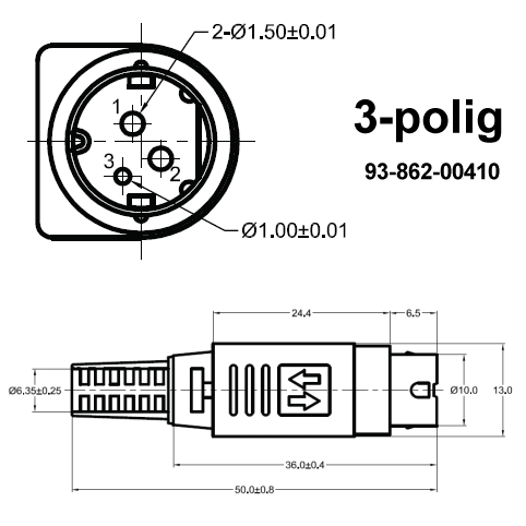 93-862-00410-3pol-SNAPIN-Stecker-2012-07-B-Zeichnung