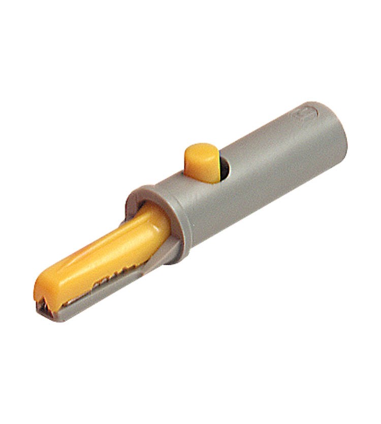 930126100 Krokodilklemme 4mm Kroko AK10 GELB