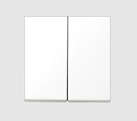 99-300-02820_doppelwippe_VIKO_92522002 2-fach Wippe Blende 50x50mm Reinweiss Meridian