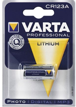 33-460-00058 CR123A Batterie Lithium 3V VARTA