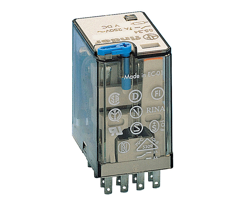 Relais-5534xx-2018-henri 24V Relais DC Spule 4xUM je 7A 250V 5534