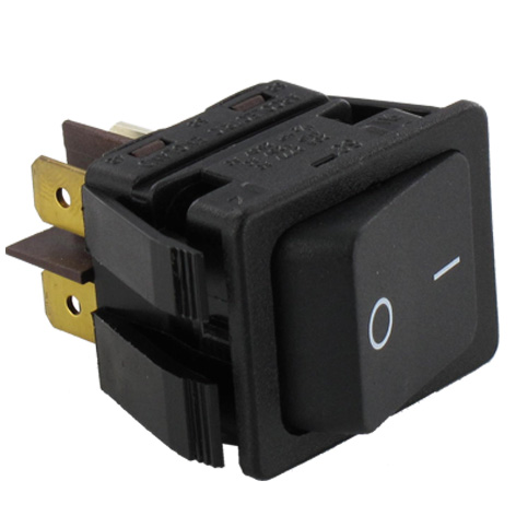 95-834-00180_ok_01 Schalter Wippschalter 25x32mm Ein-Aus 2polig 16A 250V IO Netzschalter
