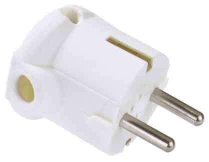 39-867-00600-Bachmann_911272 Schutzkontaktstecker Weiss 16A 250Vac Bachmann
