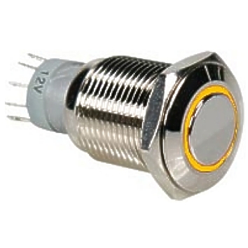 95-839-00070-metalltaster-bild2015 Taster Vollmetall 18mm LED Ringbeleuchtung Gelb