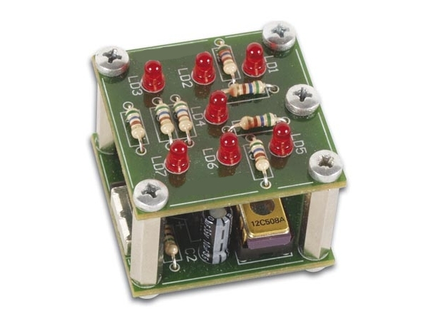 LED_Wuerfel_92-477-03390 Bausatz Würfel Schüttelwürfel  Mini KIT