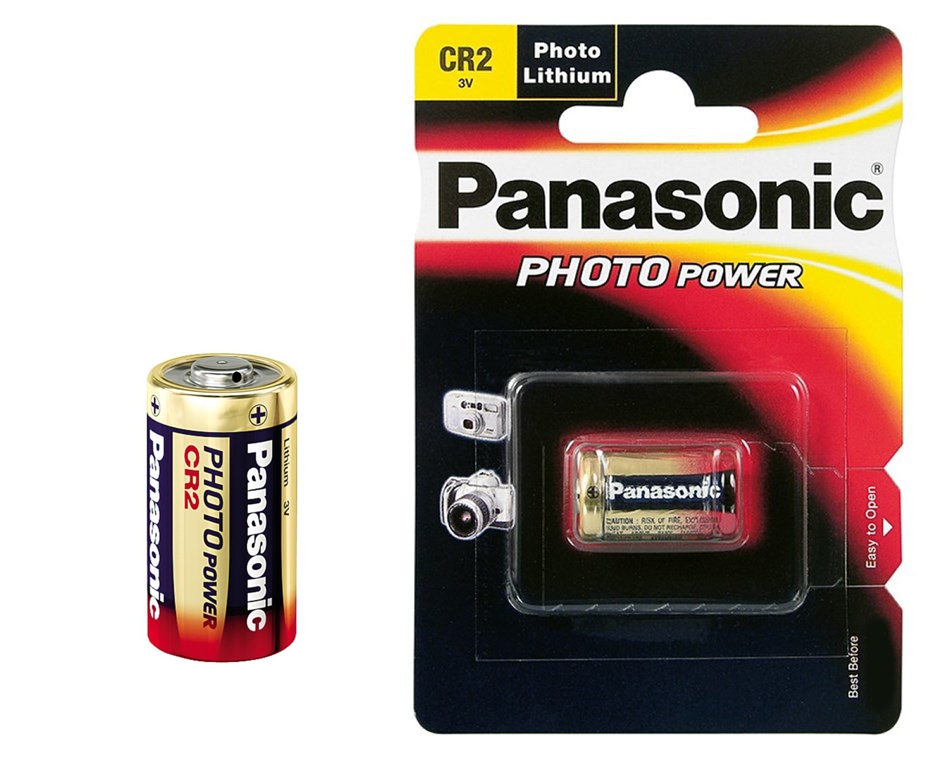 CR2 Lithium Batterie  mit 3Volt 850mAh Abm 27x15,6mm