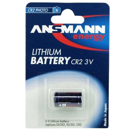 33-460-00435_CR2_Ansmann CR2 Lithium Batterie  mit 3Volt Abm 27x15,5mm