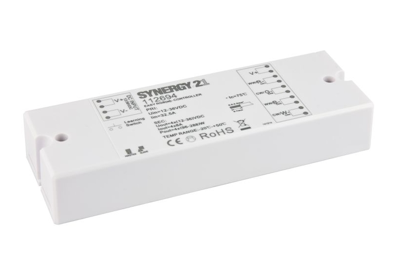 15-115-07001_RGBW_Kontroller LED RGB-W Kontroller 4-Kanal 4x8A 12V-24V  EOS-5 mit Funkempfänger