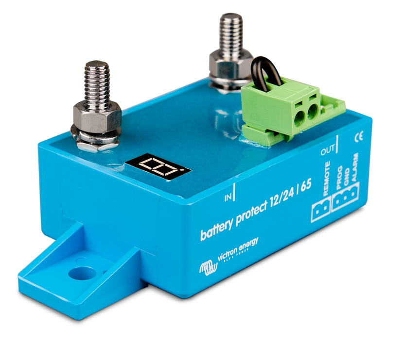 Modul 12V 24V Tiefentladeschutz Batteriewächter bis 65A mit Fernschaltung EIN-AUS MOSFET SolidState