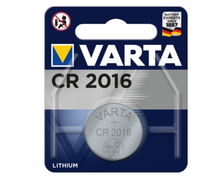 CR2016_Varta_33-708-02016 CR2016 Lithium Zelle 3V Knopfzelle