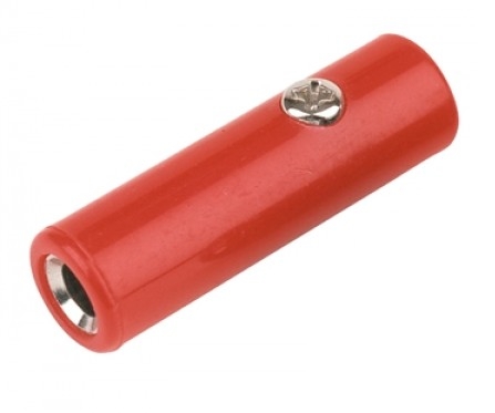 39-850-00037-Bananenkupplung-Bild2-big 4mm Bananenkupplung Hartplastik Rot