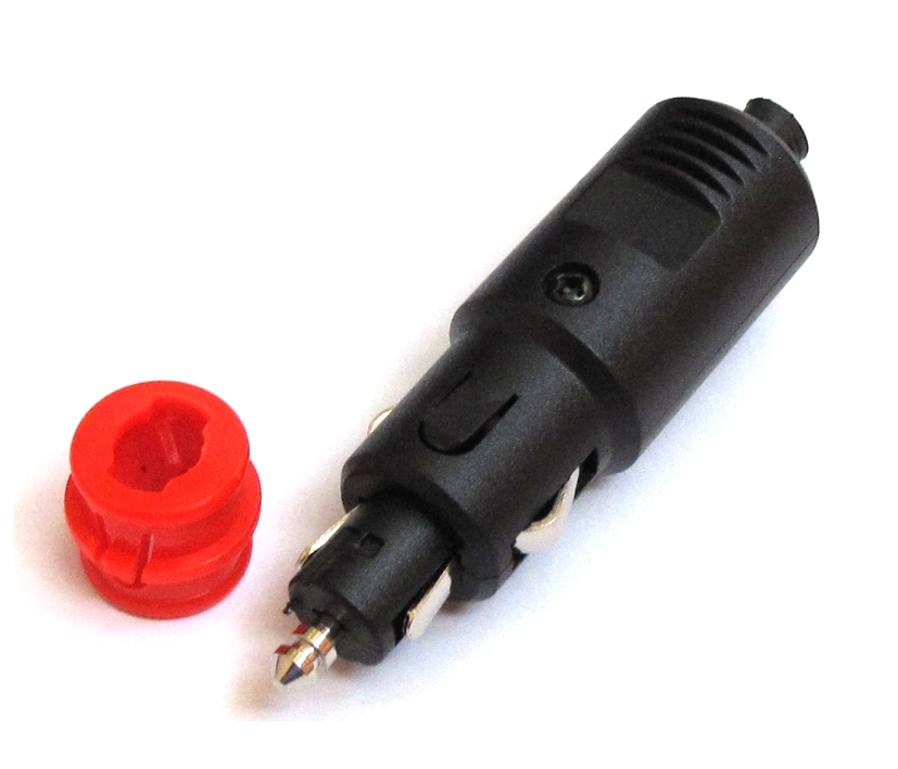 39-923-00014_KFZ-Stecker_schraubkontakte_B01 Zigarettenanzünder bzw KFZ Stecker mit 8A Sicherung Schraubkontakte