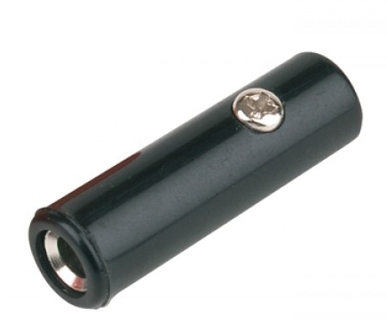 39-850-00038-Bananenkupplung-Bild2-big 4mm Bananenkupplung Hartplastik Schwarz