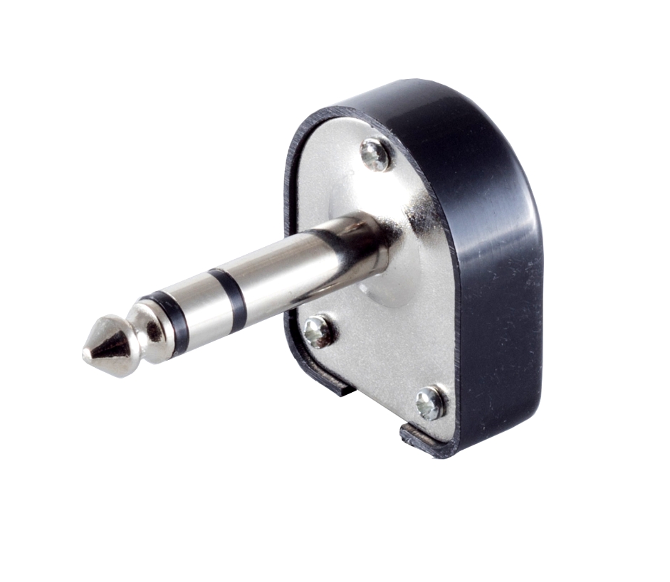 Klinkenstecker_gewinkelt_39-859-00050 6,3mm Klinkenstecker Stereo Winkelstecker