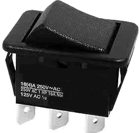 95-834-00170-wippschalter572314e438f2b Schalter Wippschalter 25x32mm 2xUM 2xWechsler 6pol 16A 250V Netzschalter