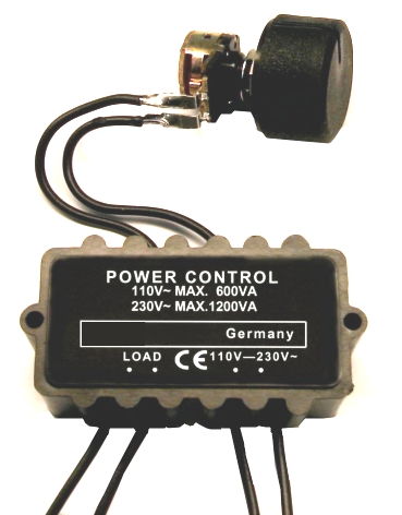 3cf4003a560737d2ff0409e4cd4343d6 Motorregler für 230V bis 1200W Lüfterregler Drehzahl oder als Dimmer