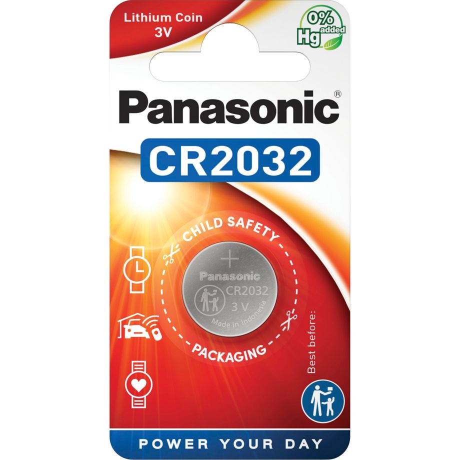 CR2032 Lithium Zelle 3V Knopfzelle 165mAh