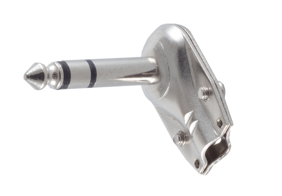 Klinkenstecker_gewinkelt_39-859-00038 6,3mm Klinkenstecker Stereo Winkelstecker Metallausführung