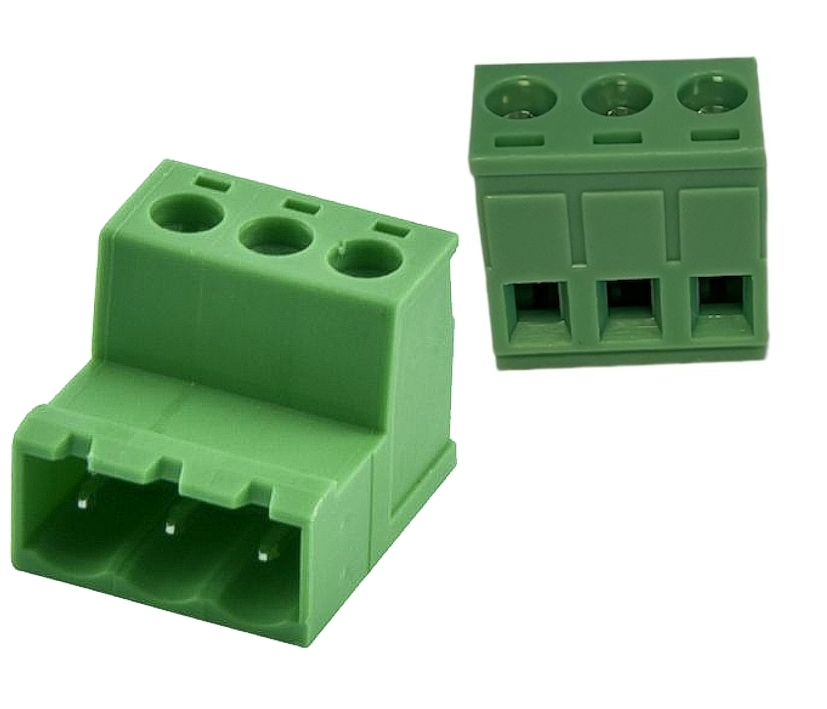 3pol_Phoenix_kompatibler_Stecker_39-798-00304 3pol Steckklemme Schraubklemme Phoenix kompatibler Stecker 3M male