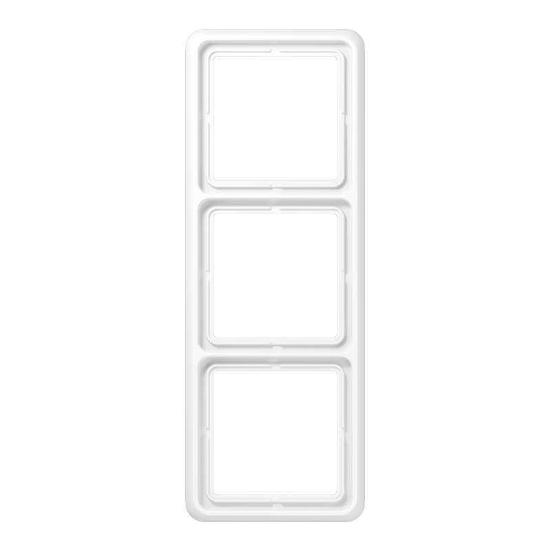 39-875-00596_JUNG_CD583WW Aussenrahmen 3-fach Alpinweiss CD583WW Jung