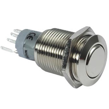 95-839-00085-metalltaster-bild2015 Taster Vollmetall 18mm Unbeleuchtet Klingelknopf