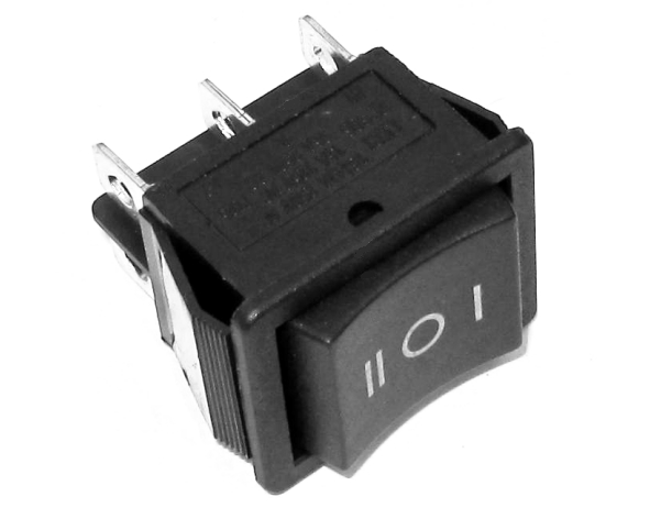 Wippschalter-mit-Mittelstellung-2xUM-95-834-00490-B2 Schalter Wippschalter 25x32mm 2xUM 6pol mit Mittelstellung 16A Netzschalter