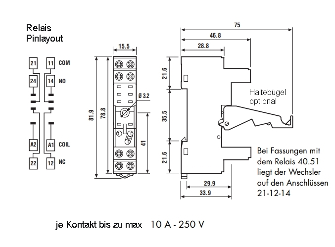 Relaisfassung-Hutschiene-Zeichnung-47-827-00050