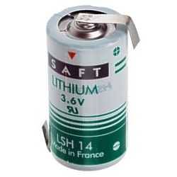 80bf55eaa2183613238083db988b525a 3,6V Batterie Lithium Baby C-Zelle UM2 CR14 mit Lötfahnen
