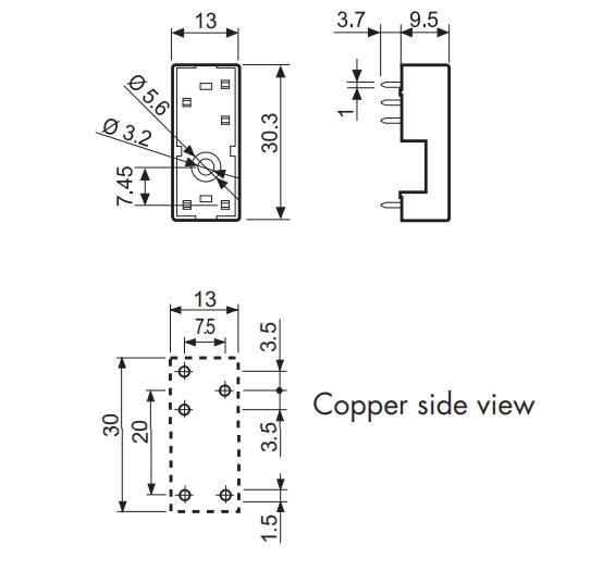 Relaisfassung-Zeichnung-47-827-00080