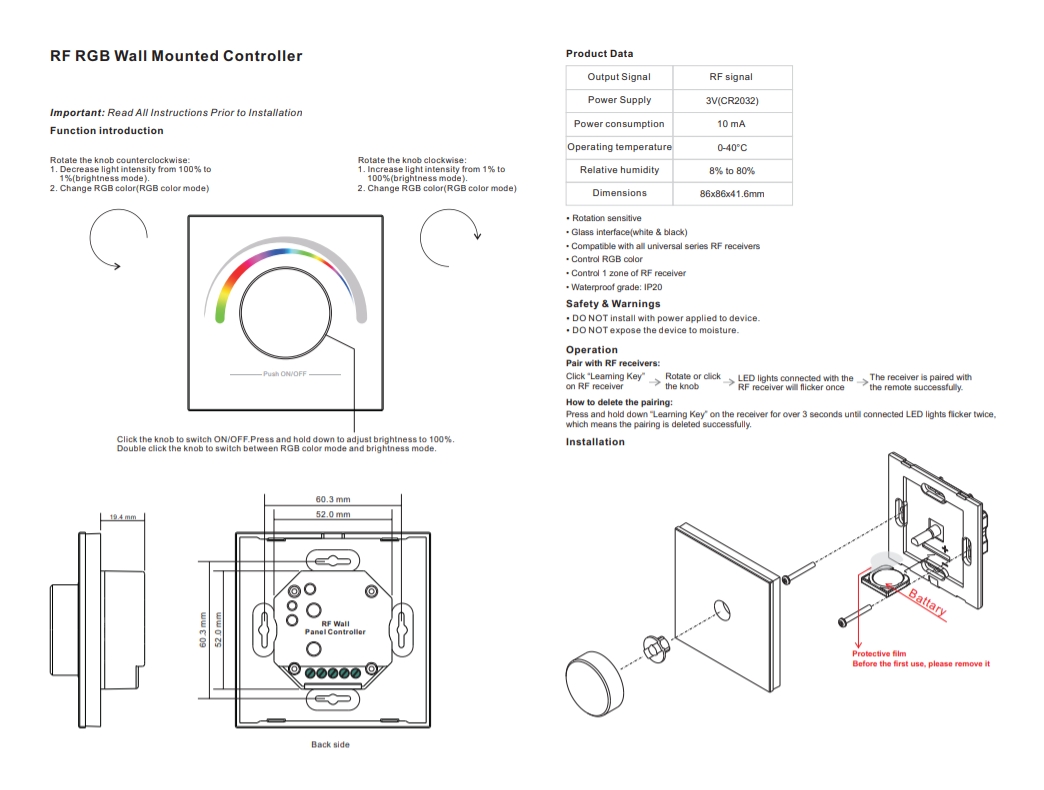 15-115-07005_LED-Funk-Dimmer_Daten