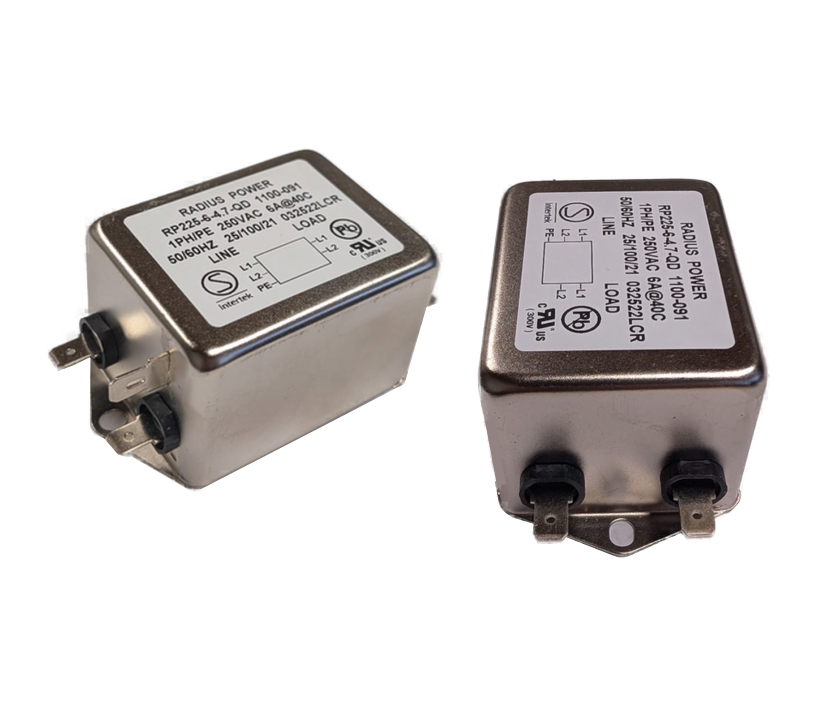 Netzfilter 6A 250V StFI Entstör-Filter 2,2mH+4,7nF EMV EMI RFI Filter RP225-6-4.7-QD