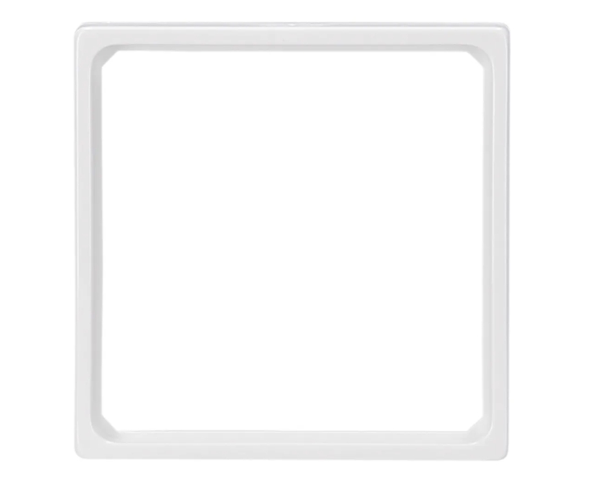 VIKO Zwischenrahmen 50x50mm auf 55x55mm Merdian Reinweiss